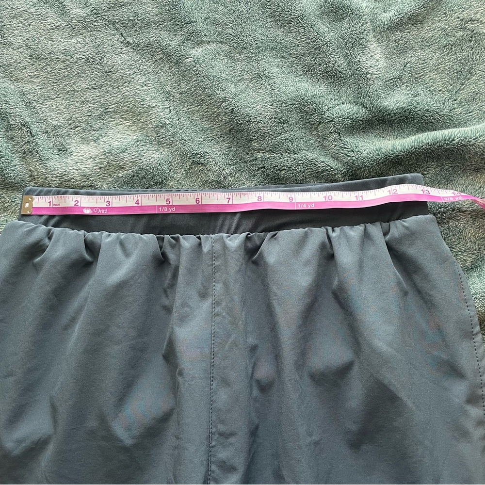 New‎ Balance Womens Slate Blue Tapered Athletic Jogger Pants Ankle Zip Size S - Picture 8 of 10